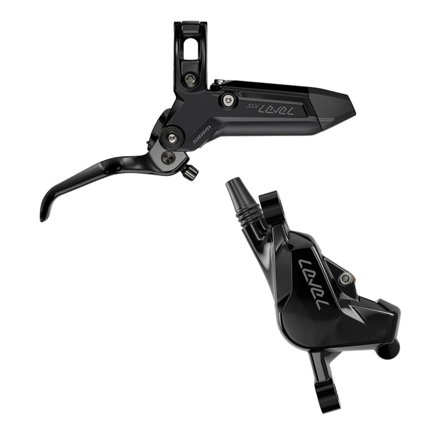 SRAM Level Silver Stealth 2P MTB Hydraulic Disc Brake - Front - Black [MPN: 00.5018.232.000]_1162019