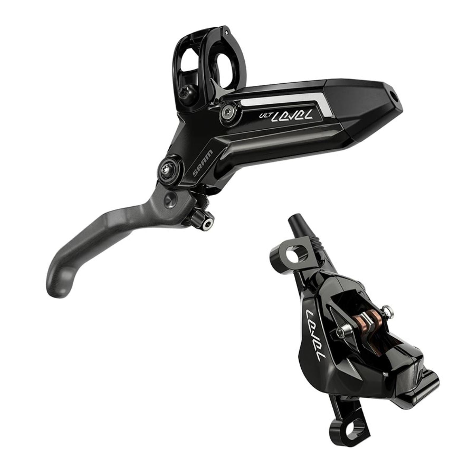 SRAM Level Silver Stealth 4P MTB Hydraulic Disc Brake - Front - Black [MPN: 00.5018.230.000]_1162022