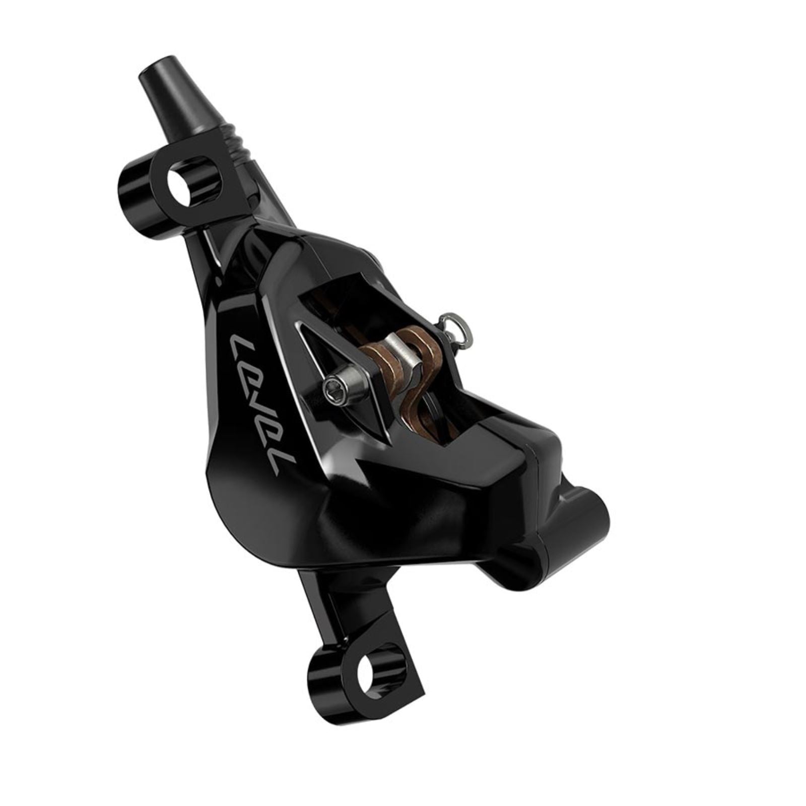 SRAM Level Silver Stealth Disc Brake Caliper Assembly - Black [MPN: 11.5018.056.022]_1162035
