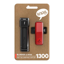 Knog Blinder 1300/ R150 Light - Front and Rear - Black - Set [MPN: 13307]_1164040