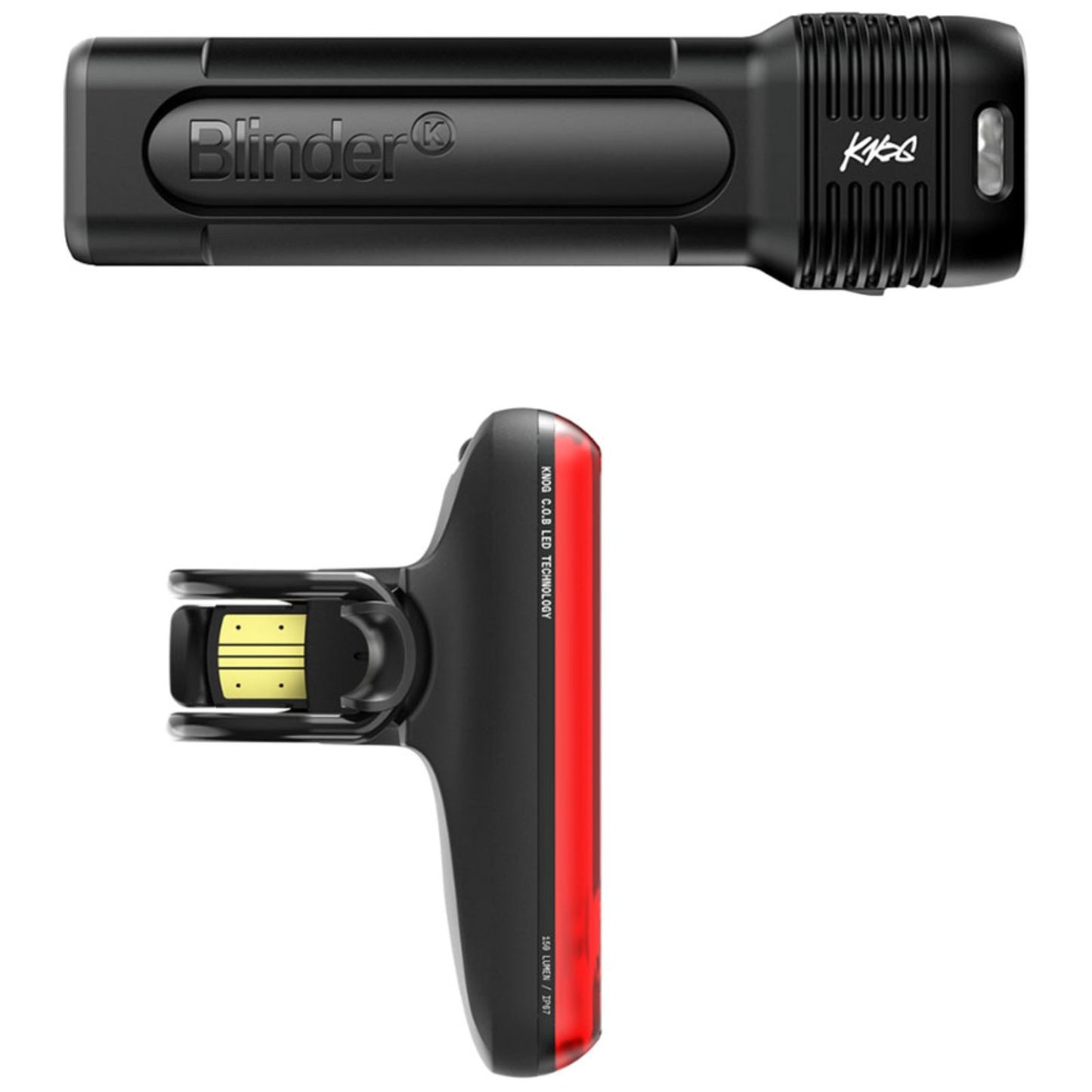 Knog Blinder 1300/ R150 Light - Front and Rear - Black - Set [MPN: 13307]_2094066