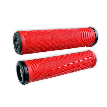 ODI CF Grip v2.1 Grips 135mm - Red/White - Pair [MPN: F35CFRW-B]_1164182