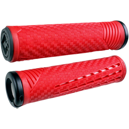 ODI CF Grip v2.1 Grips 135mm - Red/White - Pair [MPN: F35CFRW-B]_1360555