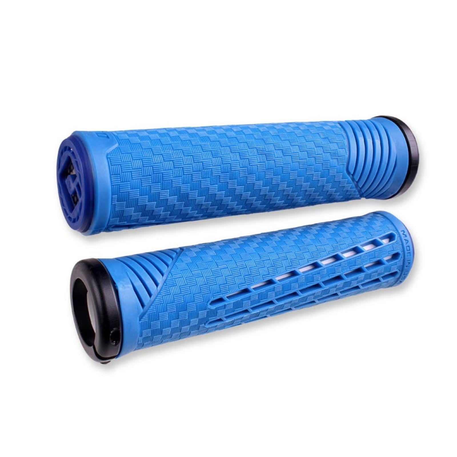 ODI CF Grip v2.1 Grips 135mm - Blue/White - Pair [MPN: F35CFUW-B]_1164183