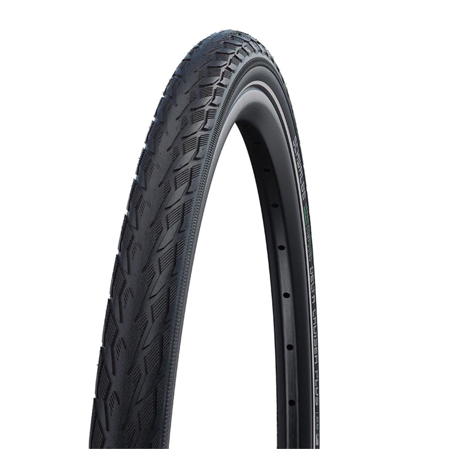 Schwalbe Delta Cruiser Plus Hybrid Tire - 700x32C - 50TPI - Black 11101076.01_1172202