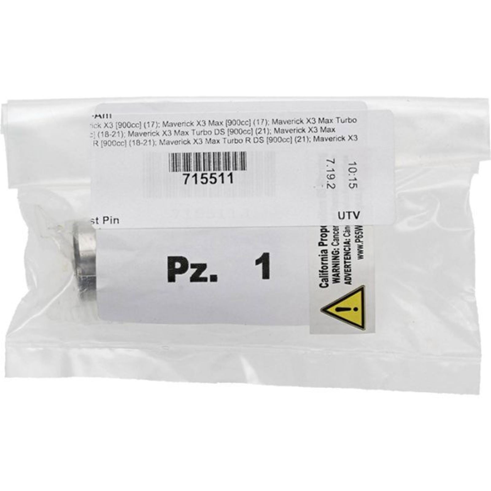 Piston Wrist PIN for Vertex Pistons Only 715511_1480037