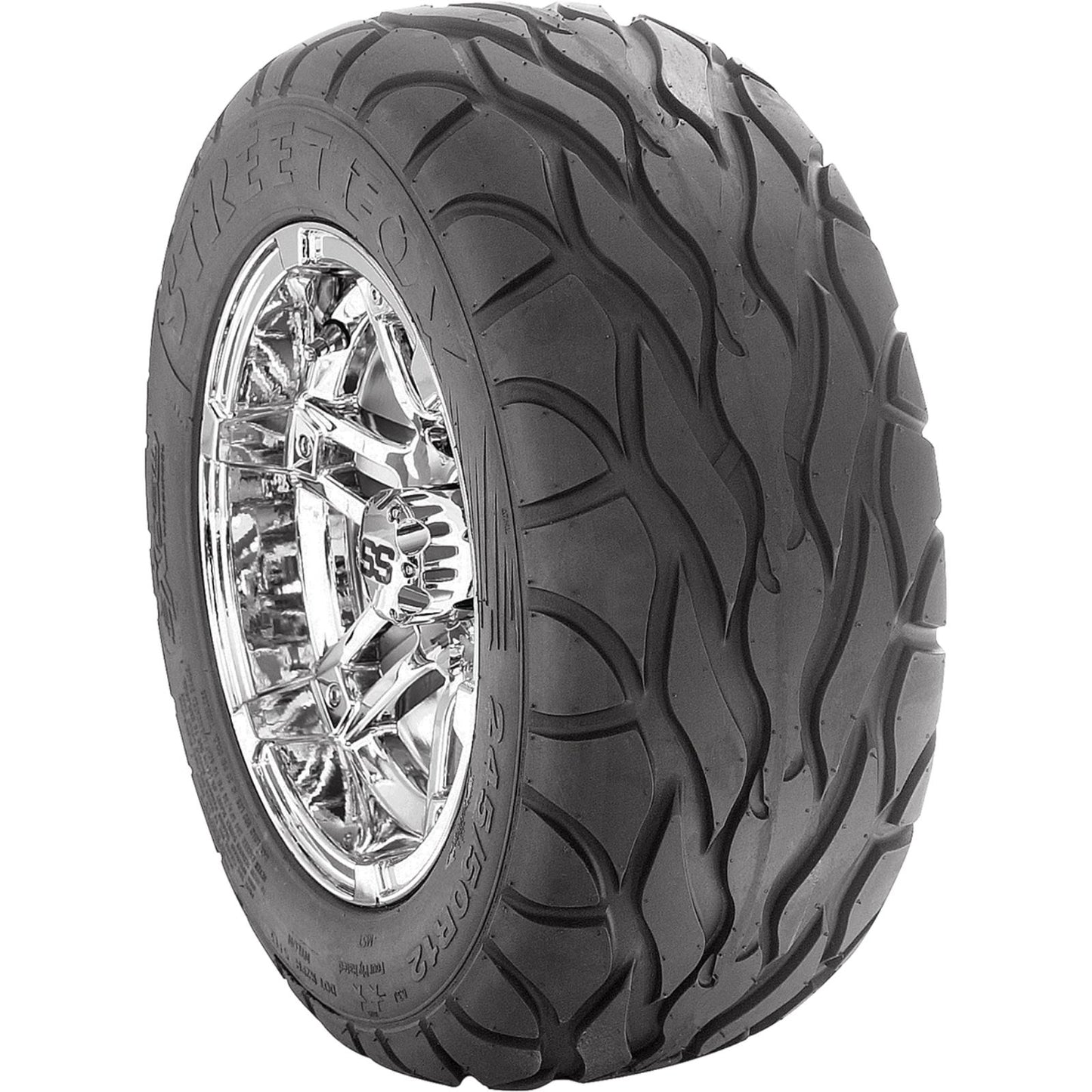 AMS TIRES Tire - Street Fox - Rear - 25x10R12 - 4 Ply 1254-6611_1164637