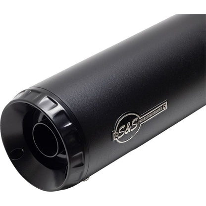 S&S Cycle 2-into-1 Grand National Exhaust System - Black - Race Only 4111-266-R_1311885