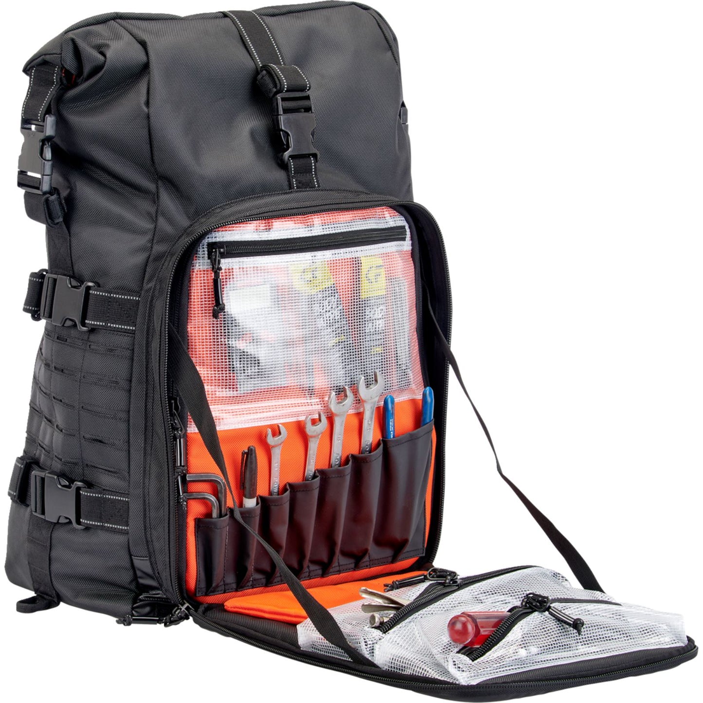 Biltwell Inc. EXFIL-80 Motorcycle Bag - Gen 2 - Black 3014-01_1166454