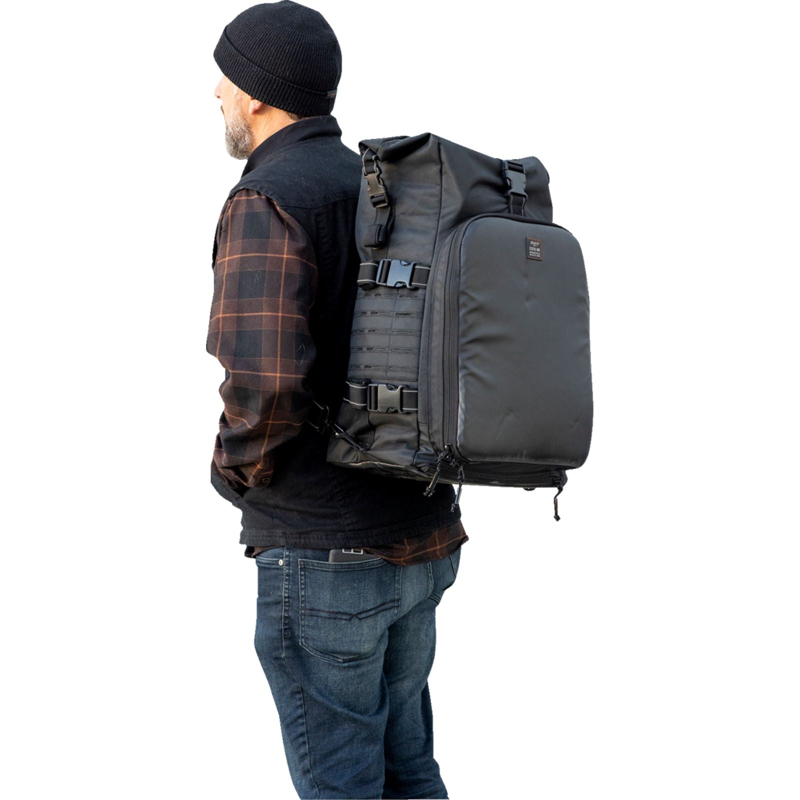 Biltwell Inc. EXFIL-80 Motorcycle Bag - Gen 2 - Black 3014-01_1166476