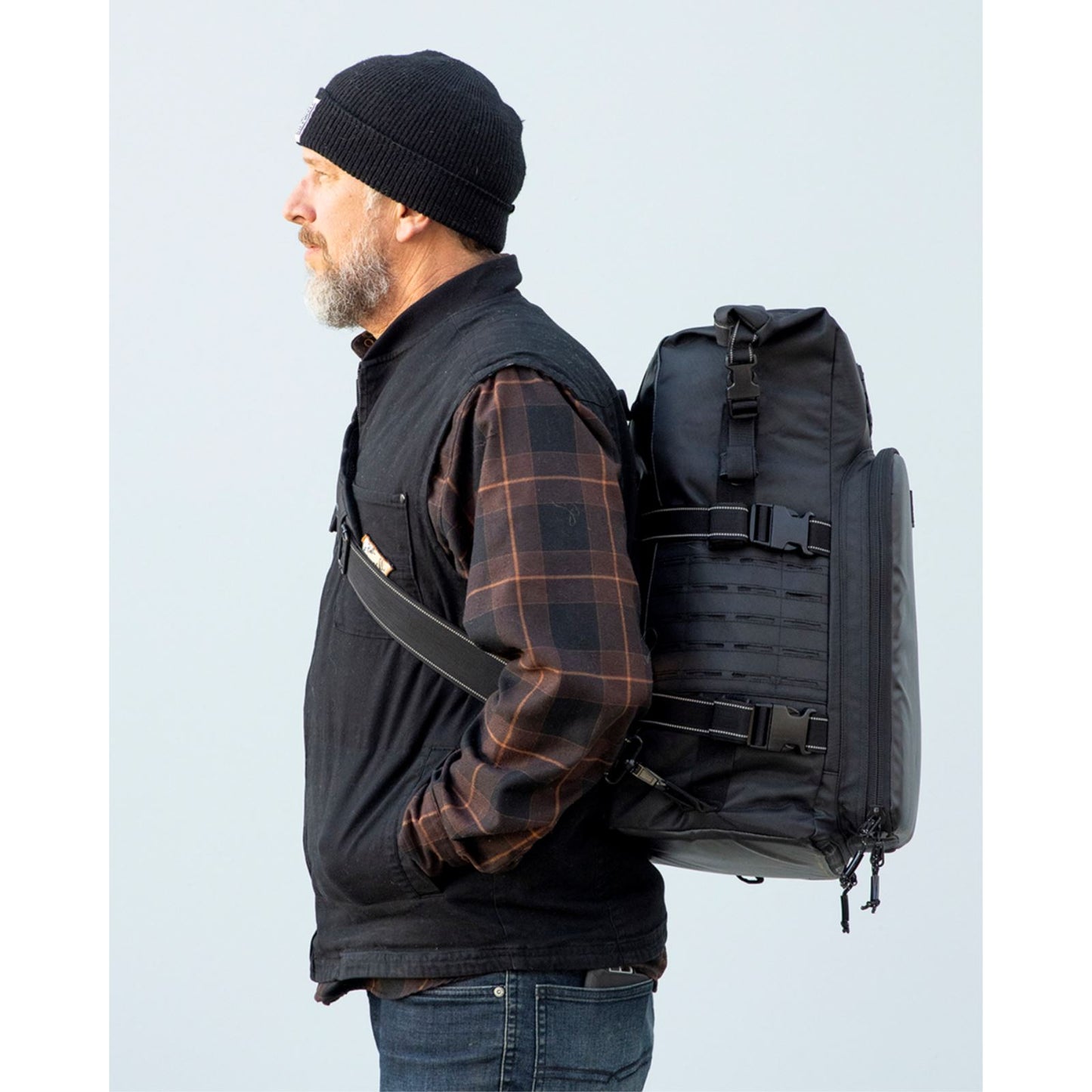 Biltwell Inc. EXFIL-80 Motorcycle Bag - Gen 2 - Black 3014-01_1166497