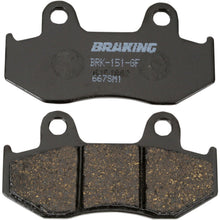 Braking Brake Pad Set Semi-Metallic [MPN: 667SM1]_355853