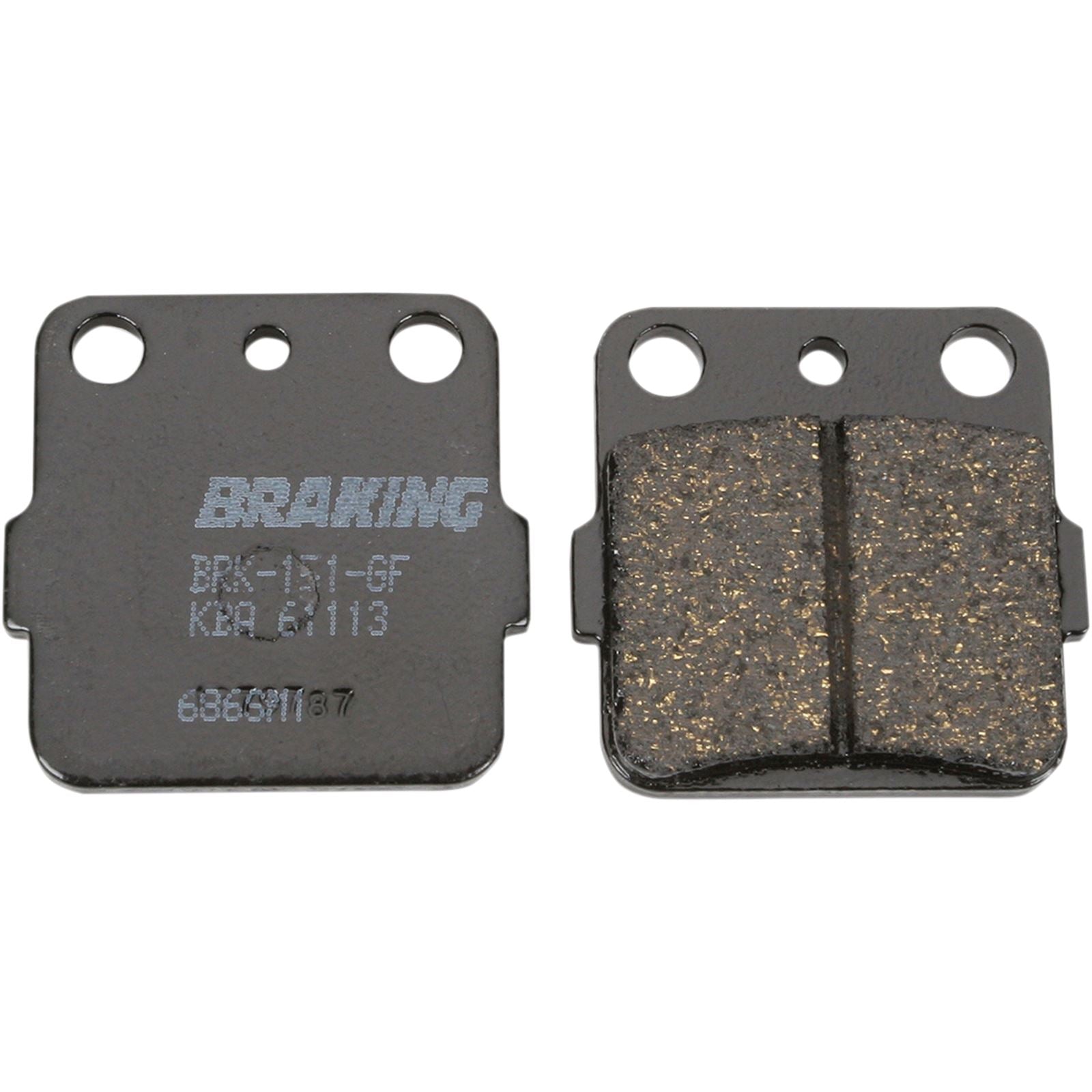 Braking Brake Pad Set Semi-Metallic [MPN: 686SM1]_355855
