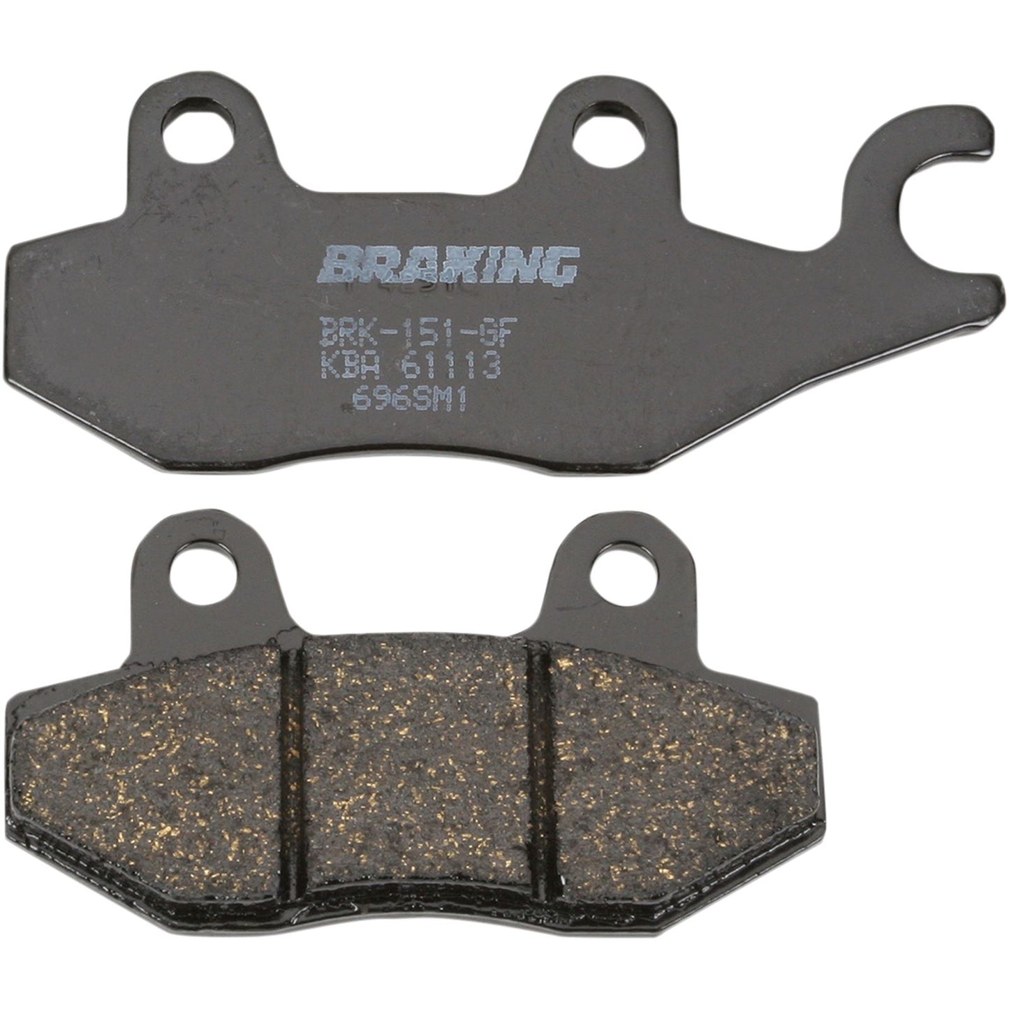 Braking Brake Pad Set Semi-Metallic [MPN: 696SM1]_355860