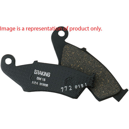 Braking Brake Pad Set Semi-Metallic [MPN: 772SM1]_195824