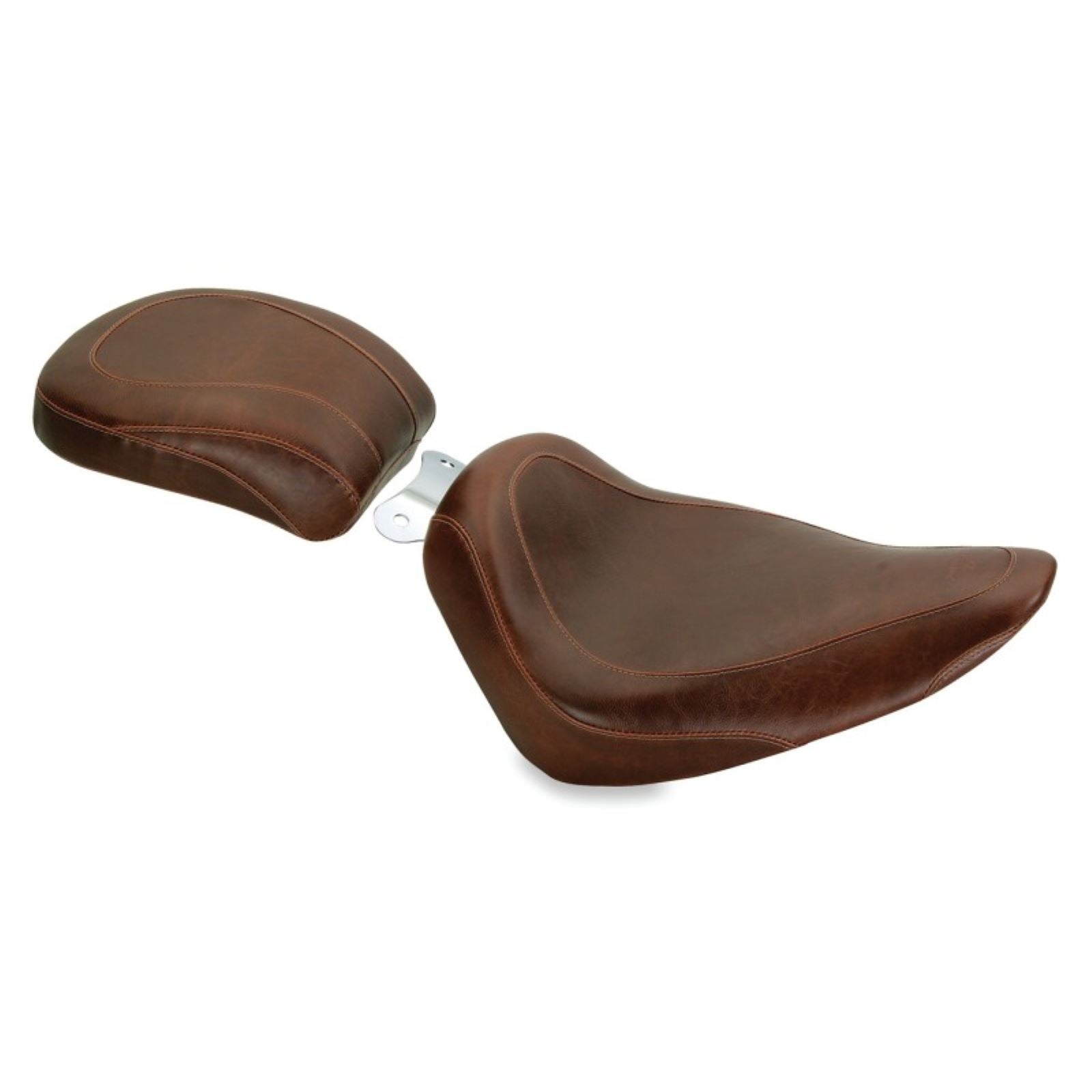 Mustang Motorcycle Products Softail Standard Rear Tire Wide Tripper Solo Seat - Distressed Brown 76814_1674918