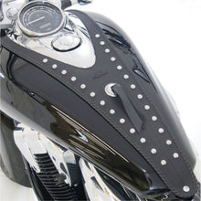 Mustang Motorcycle Products Tank Bib w/Studs - Black for 10-14 Honda VT1300C Sabre [MPN: 93220]_1674939