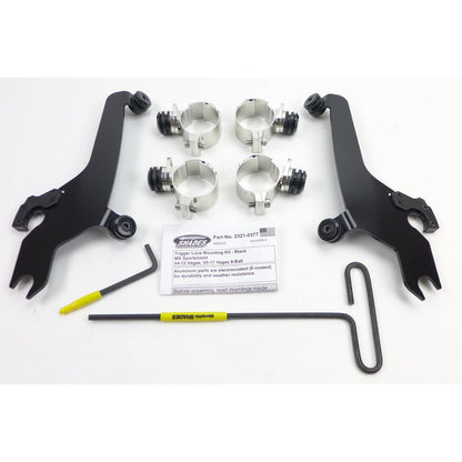 Memphis Shades Trigger Lock Sportshield Mounting Kit - Vegas - Black OPEN BOX [MPN: MEB2020~1]_1165772