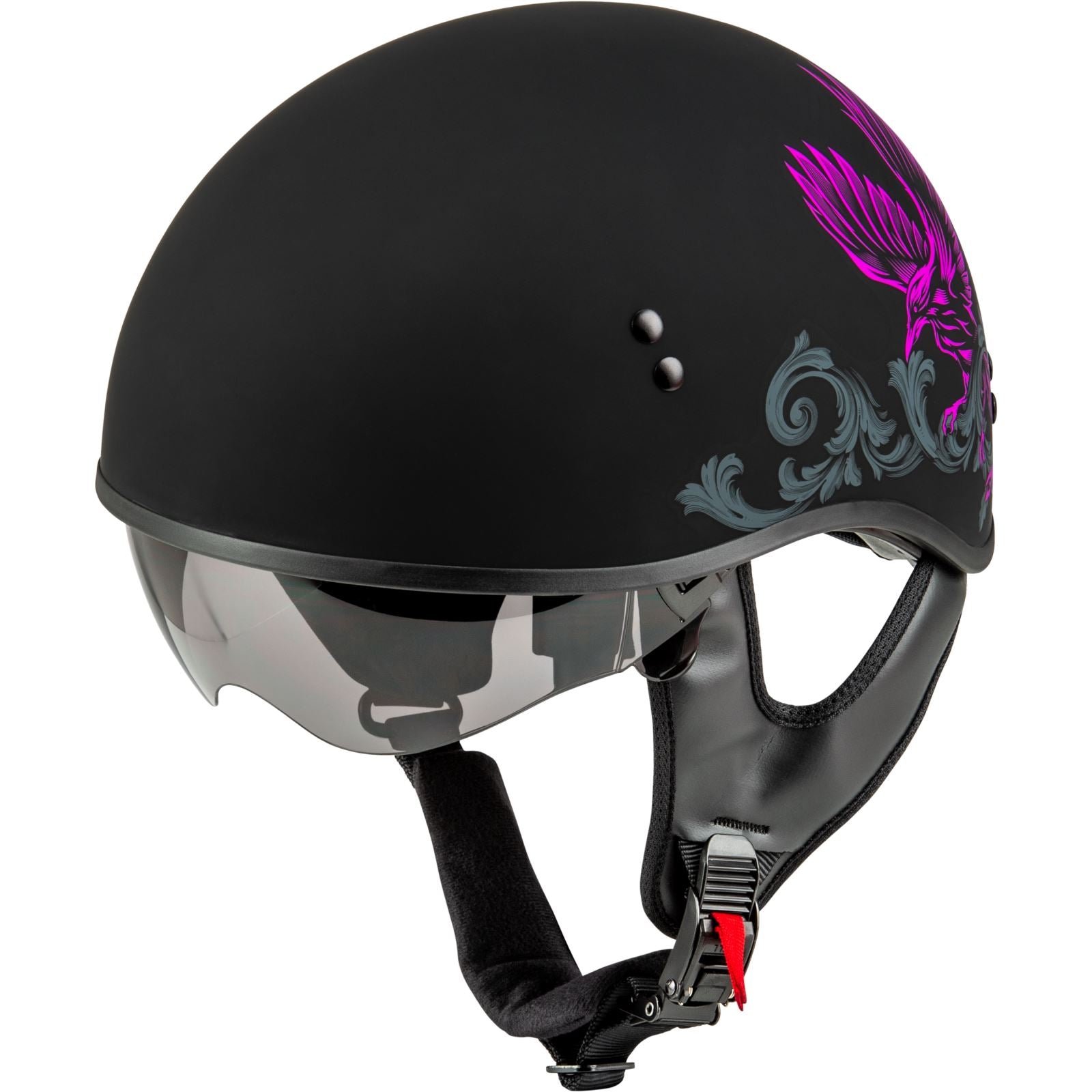 HH-65 Corvus Helmet - Matte Black/Purple/Grey - Small_1311926