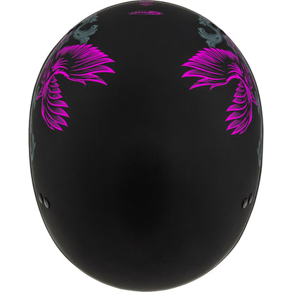 HH-65 Corvus Helmet - Matte Black/Purple/Grey - Small_1311952