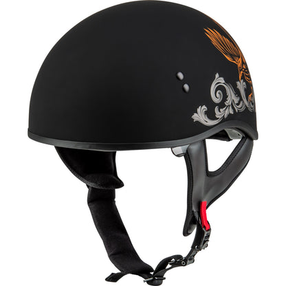 HH-65 Corvus Helmet - Matte Black/Silver/Orange - XL_1312074
