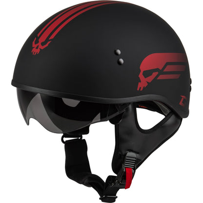 HH-65 Retribution Helmet - Matte Black/Red - Small_1312742