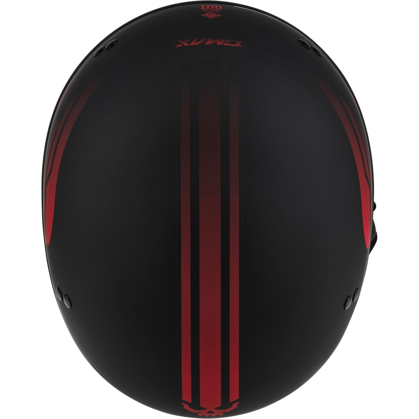 HH-65 Retribution Helmet - Matte Black/Red - Small_1312744
