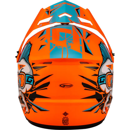 GMax Youth MX-46Y Unstable Helmet - Hi-Vis Orange/Blue_1312067