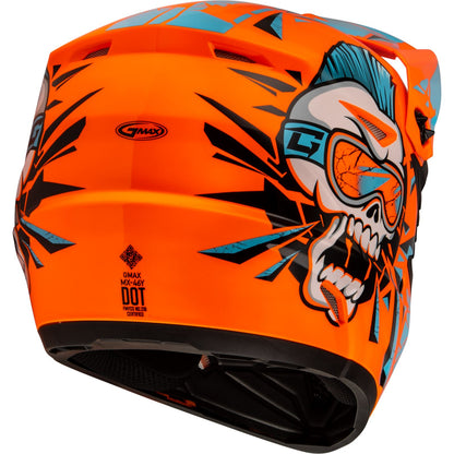 GMax Youth MX-46Y Unstable Helmet - Hi-Vis Orange/Blue_1312069