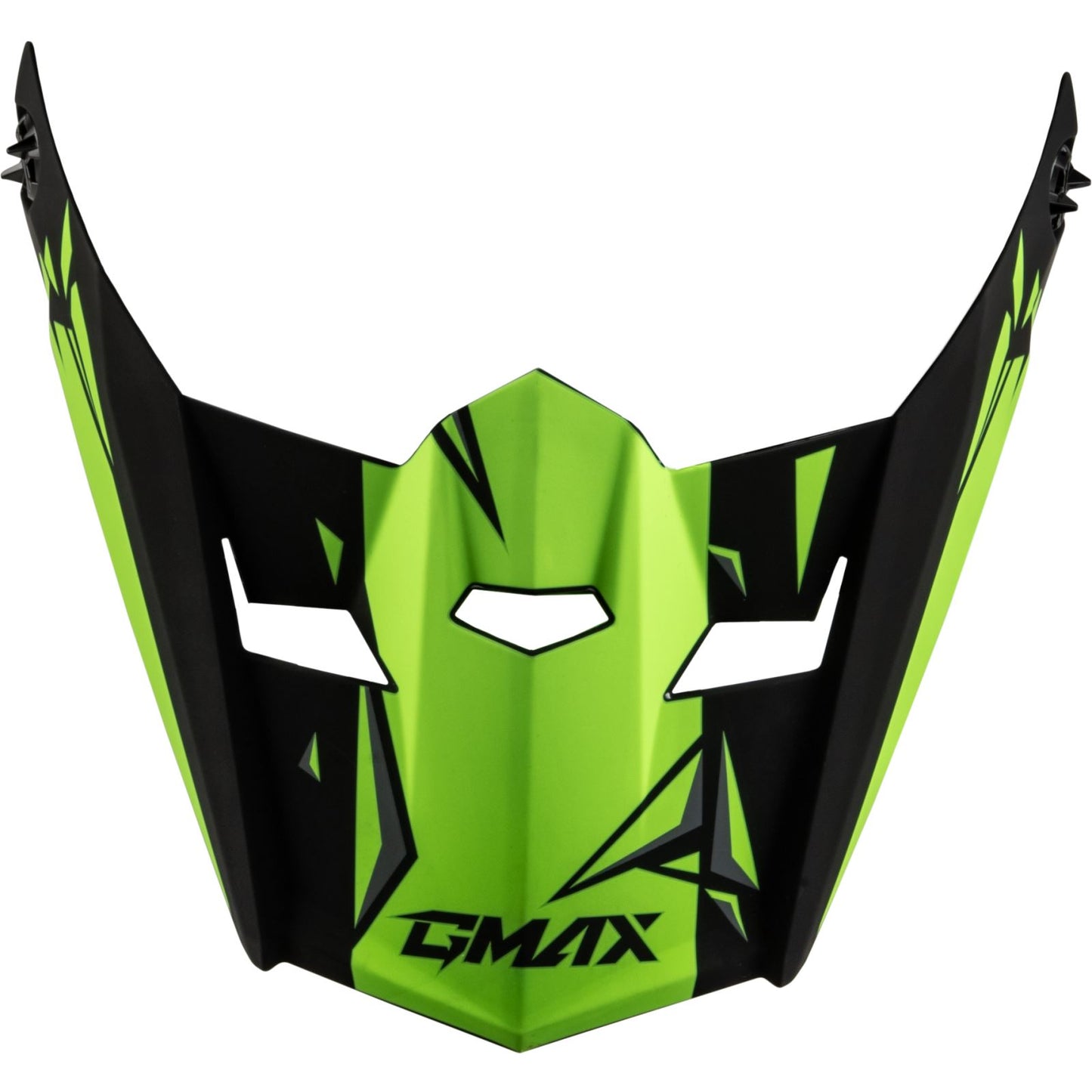 GMax Youth MX-46Y Unstable Visor - Matte Black/Green - Small-Large G0465222_1335003