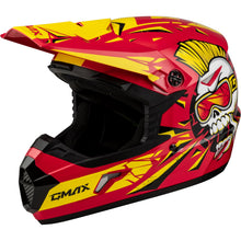 GMax Youth MX-46Y Unstable Helmet - Red/Yellow_1312040