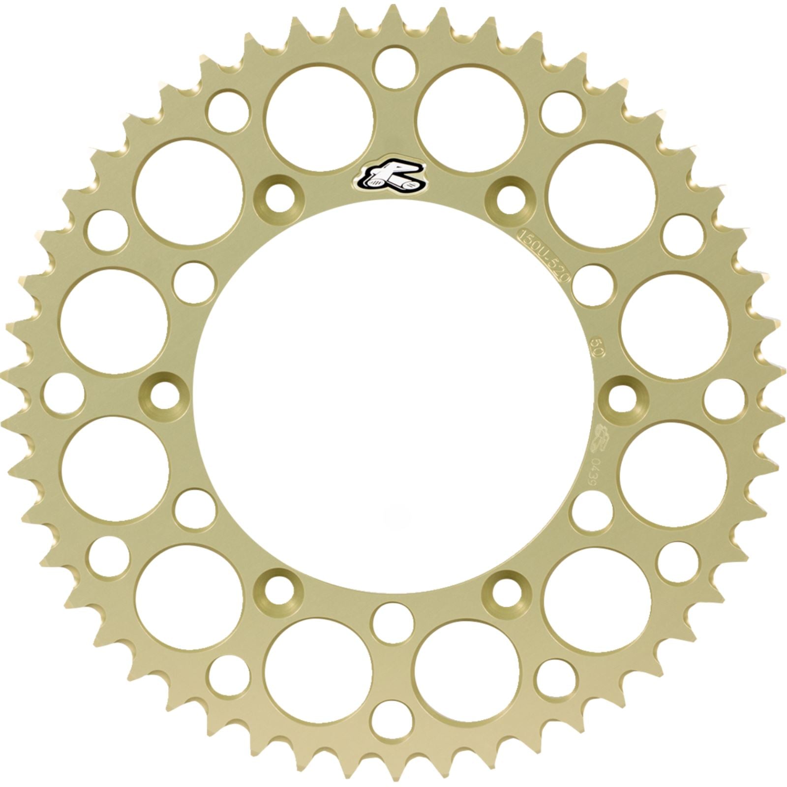 Renthal Rear Sprocket - Aluminum - 51 Tooth for Yamaha 150U-520-51GBHA_1165246