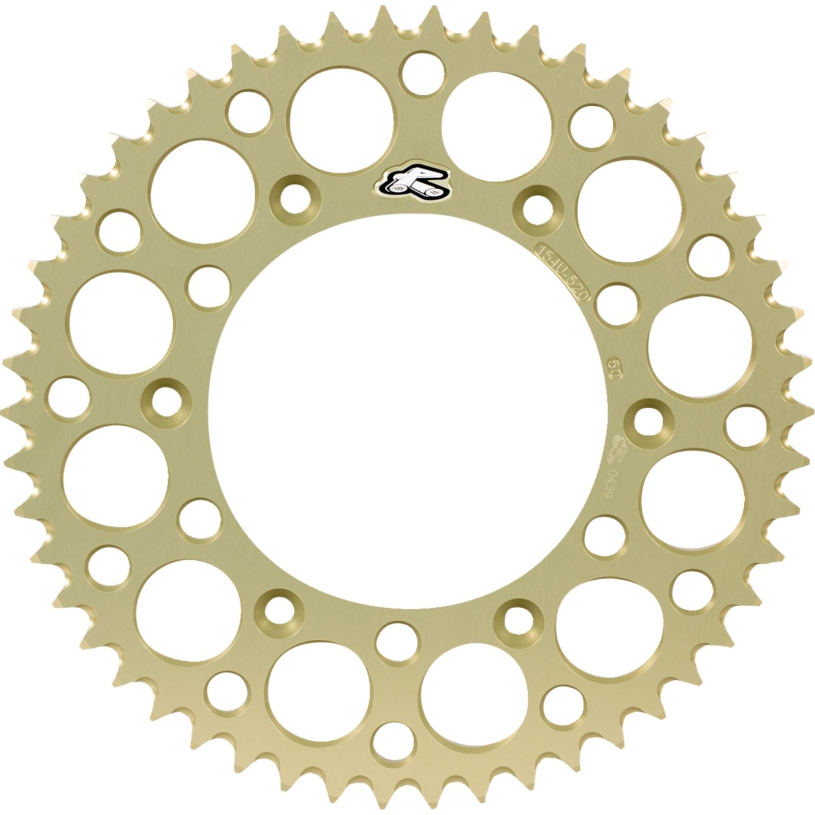 Renthal Rear Sprocket - Aluminum - 49 Tooth for Honda 154U-520-49GRHA_1165248