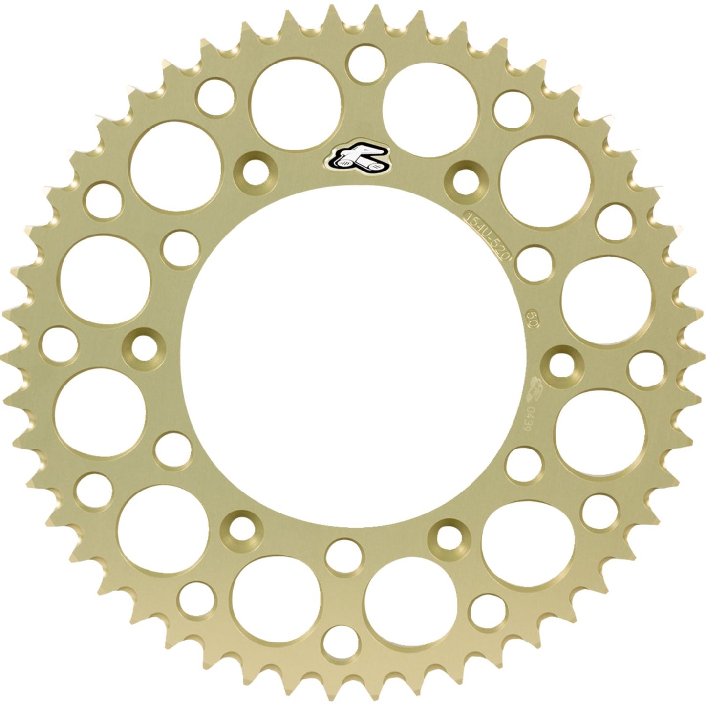 Renthal Rear Sprocket - Aluminum - 50 Tooth for Honda 154U-520-50GRHA_1165249