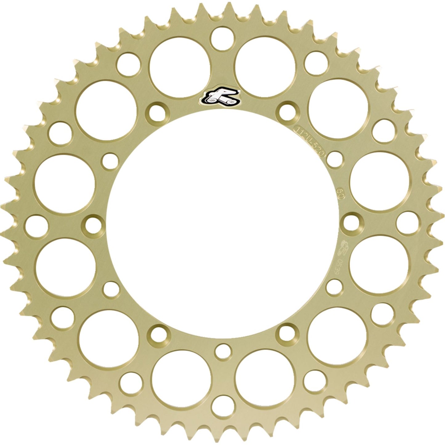 Renthal Rear Sprocket - Aluminum - 49 Tooth for Kawasaki 112U-520-49GEHA_1169155