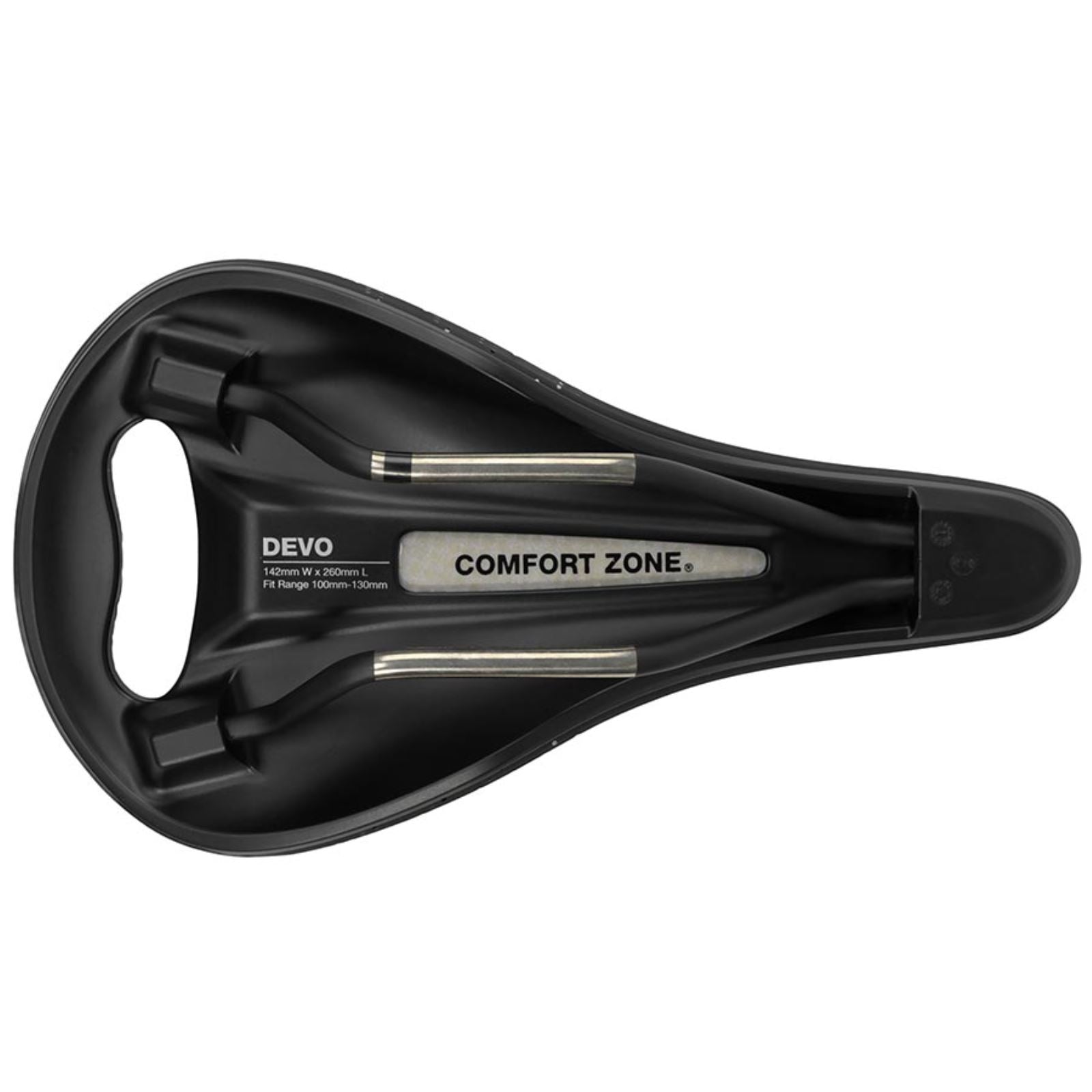 WTB Devo PickUp Saddle Stainless 260 x 142mm Unisex - Black [MPN: W065-0674]_1165991