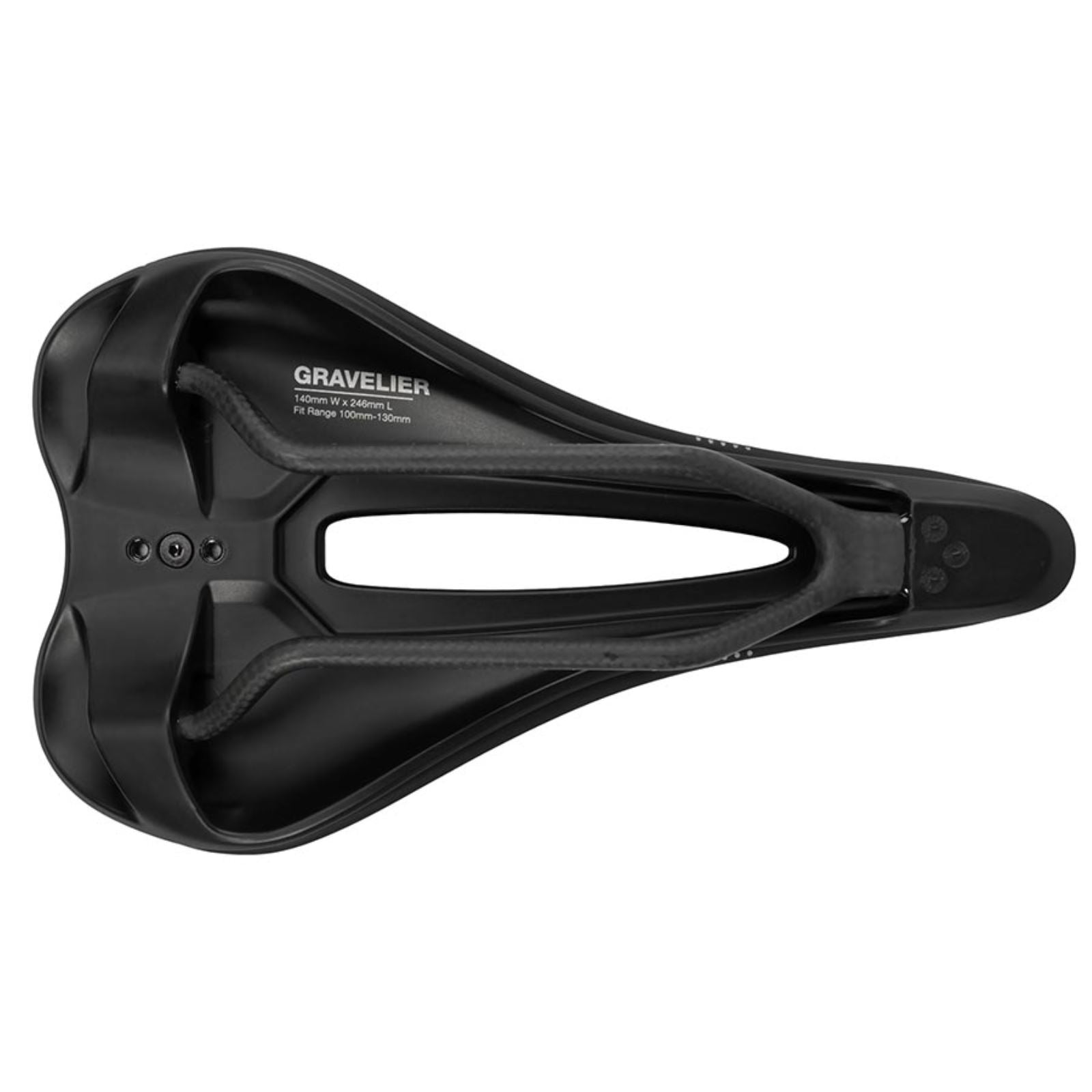 WTB Gravelier Saddle Carbon 248 x 142mm Unisex - Black [MPN: W065-0678]_1165981