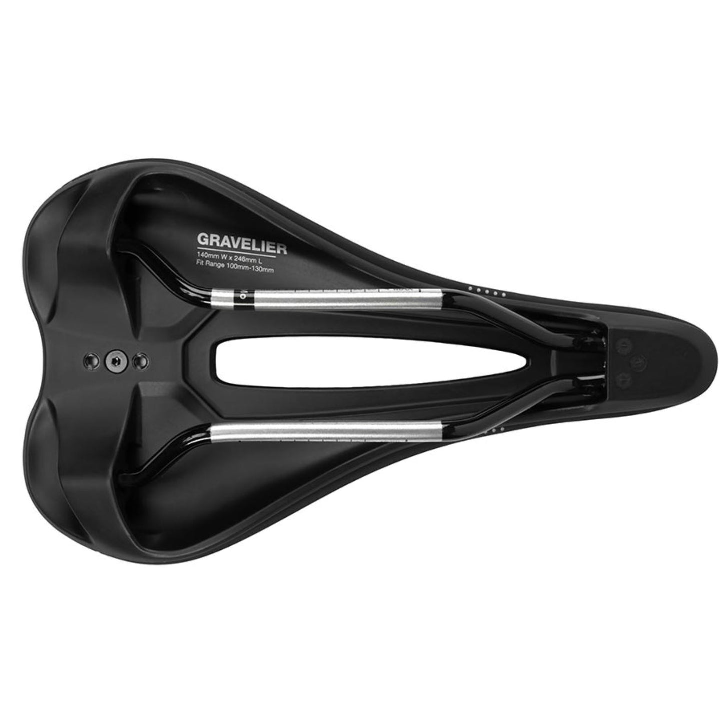 WTB Gravelier Saddle Cromoly 248 x 142mm Unisex - Black [MPN: W065-0681]_1165976