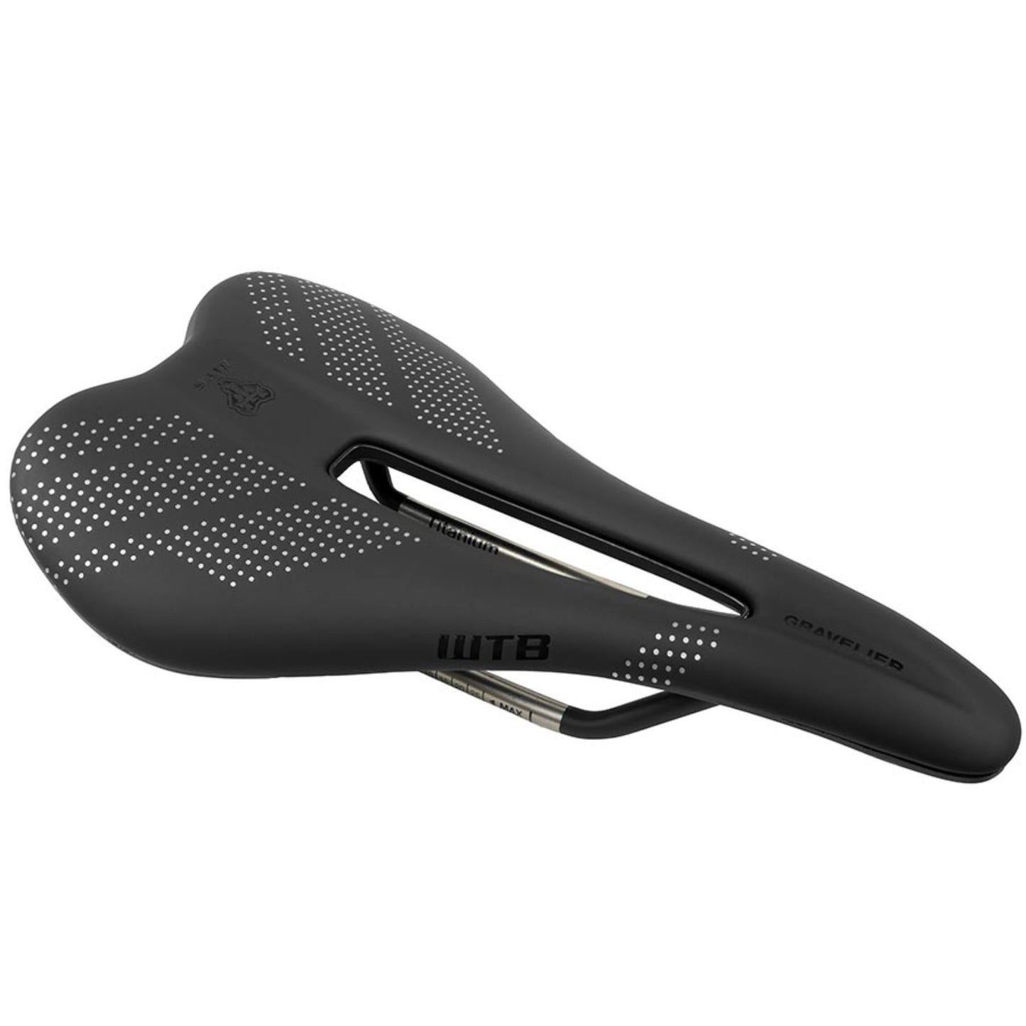WTB Gravelier Saddle  Titanium 248 x 142mm Unisex - Black [MPN: W065-0679]_1165970