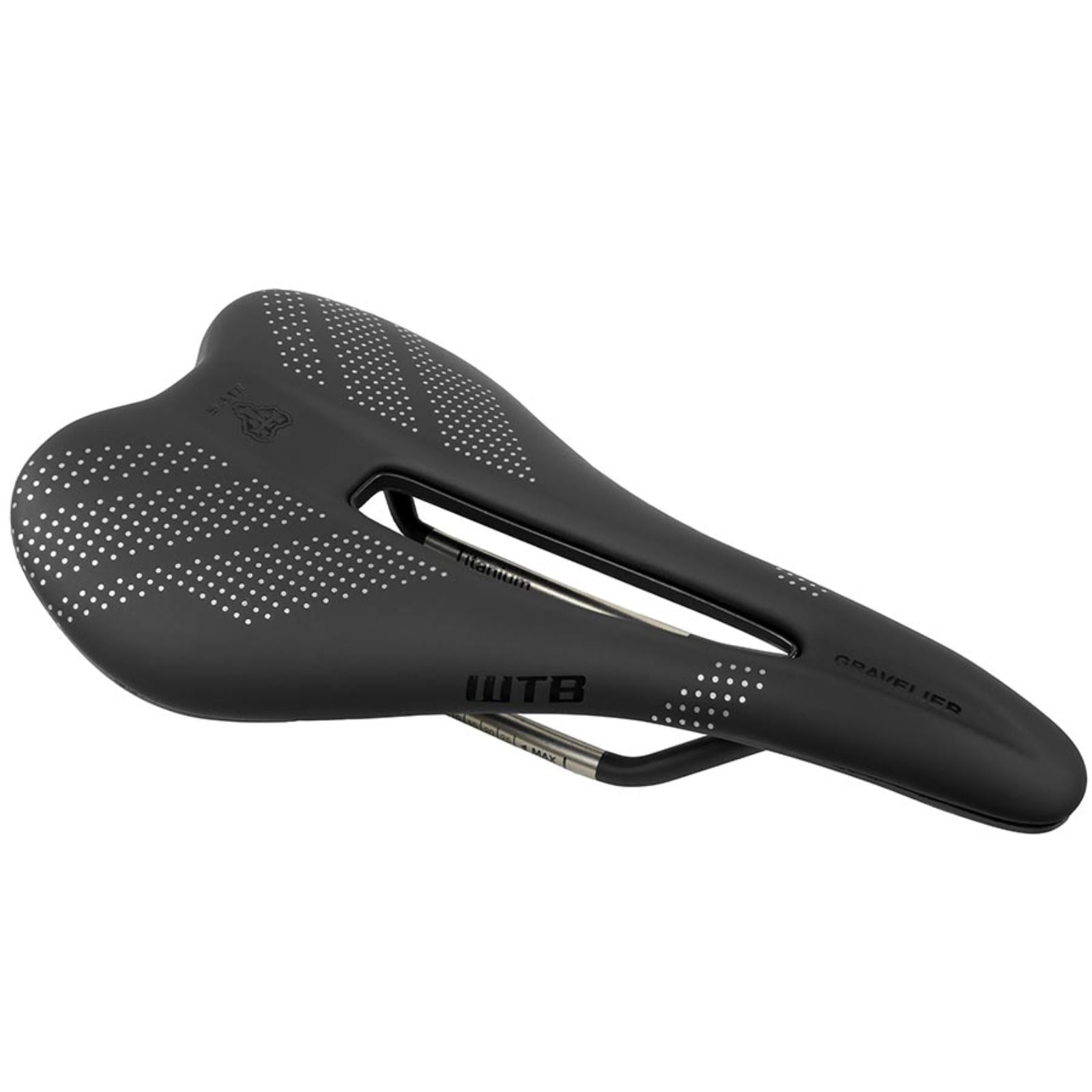 WTB Gravelier Saddle  Titanium 248 x 142mm Unisex - Black [MPN: W065-0679]_1165970