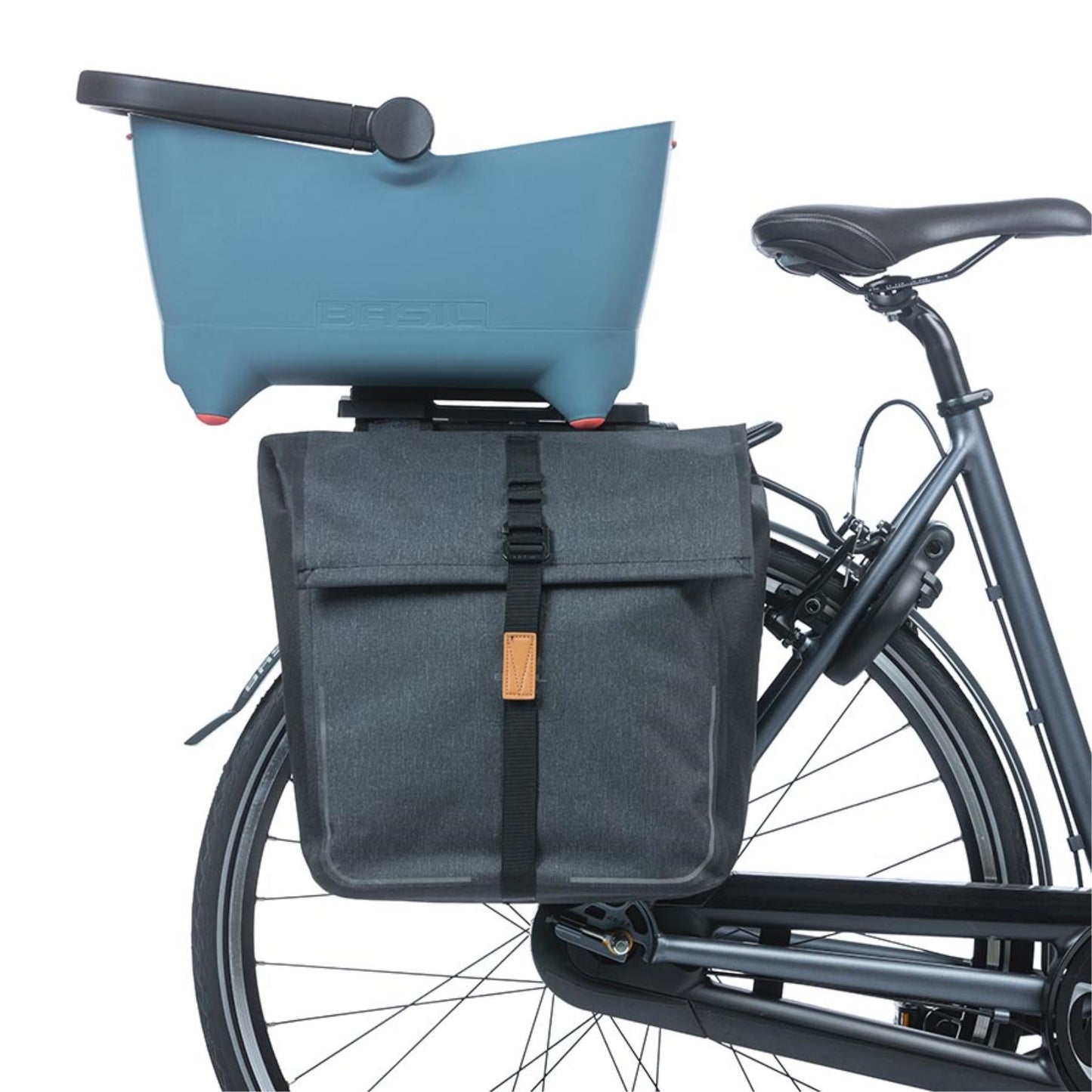 Basil MIK Double Decker Adapter Plate - Black [MPN: 70195]_1325865