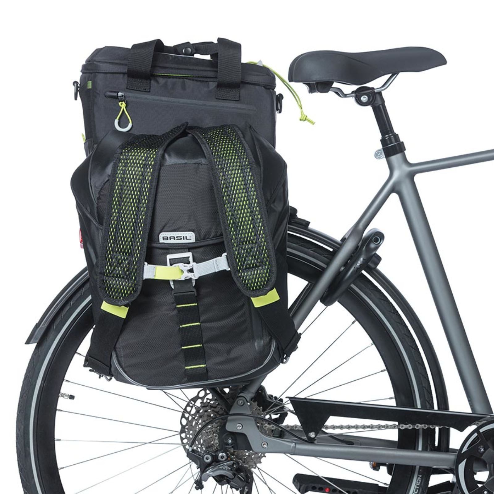 Basil MIK Pannier Tubes Rack - Black [MPN: 70194]_1325888