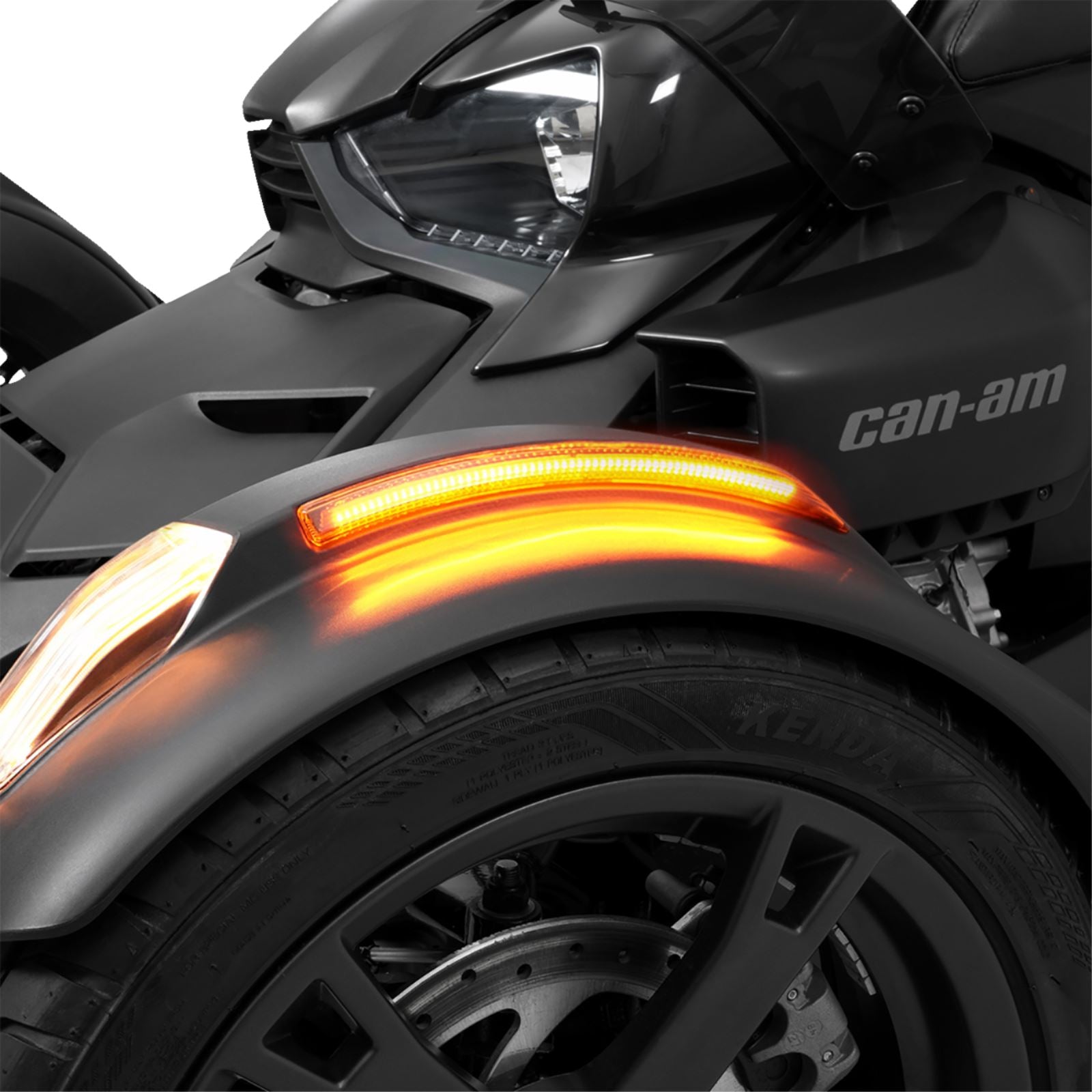 Show Chrome LED Light Front Fender for Can-Am Ryker [MPN: 41-187A]_1367267
