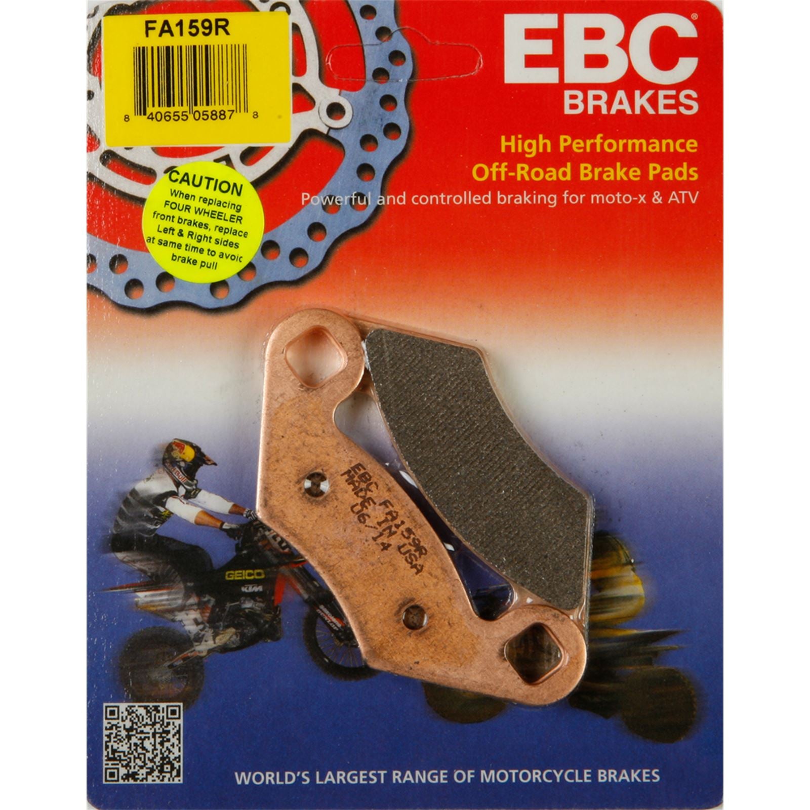 EBC Brakes Brake Pads FA159R_195916