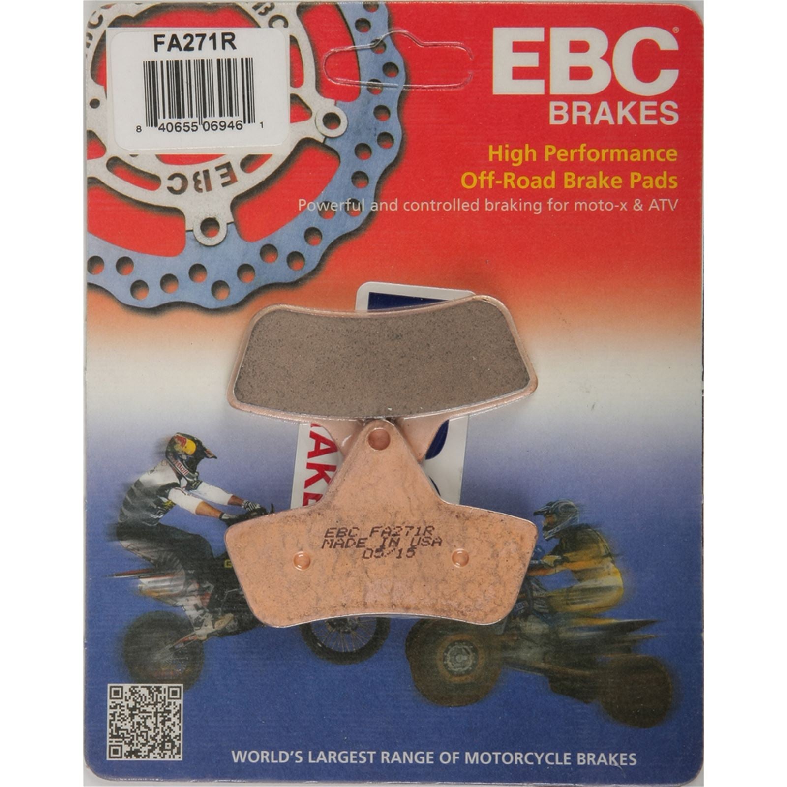 EBC Brakes Brake Pads FA271R_195929