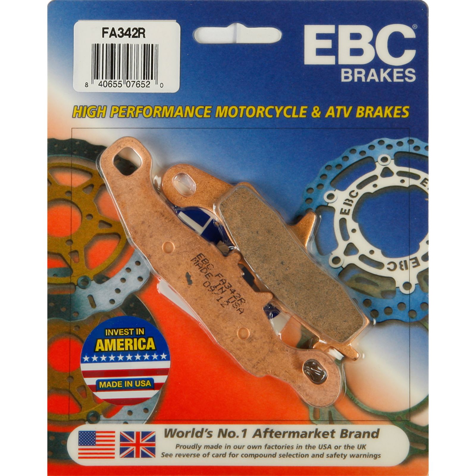 EBC Brakes Brake Pads FA342R_195944
