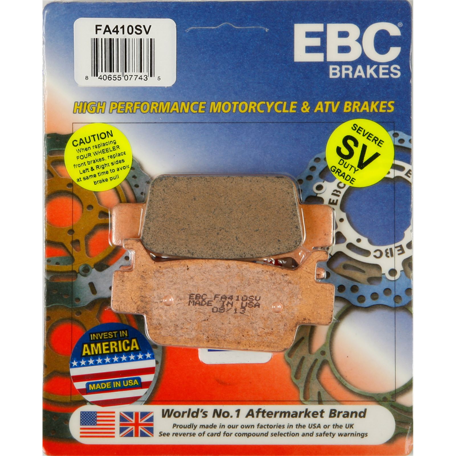 EBC Brakes Brake Pads FA410SV_195956