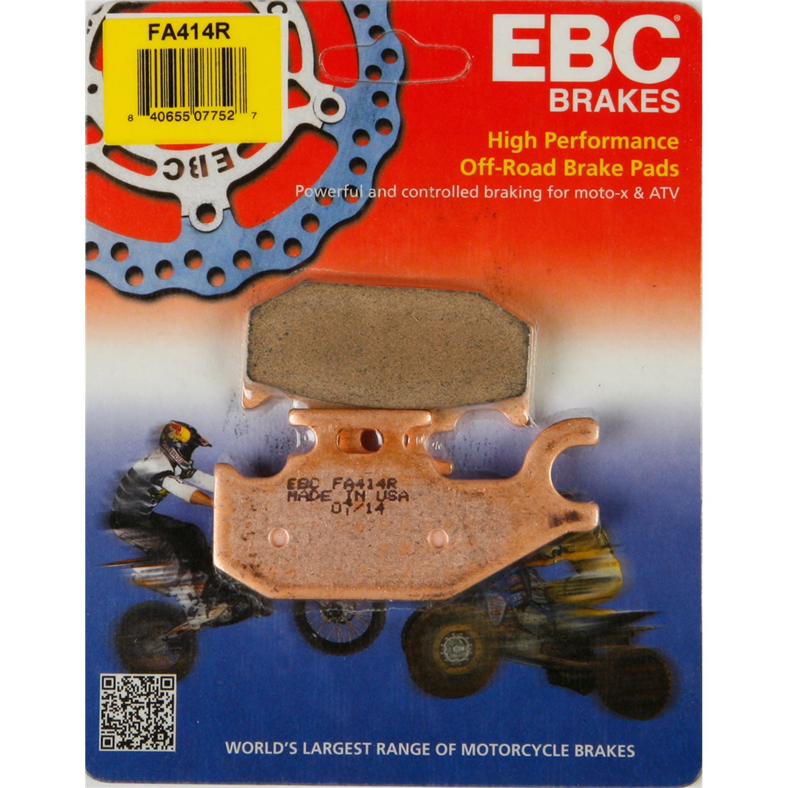 EBC Brakes Brake Pads FA414R_195962
