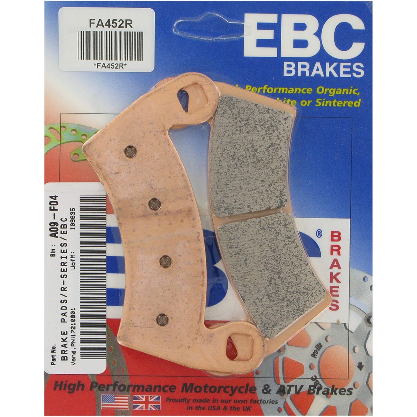 EBC Brakes Brake Pads FA452R_378886