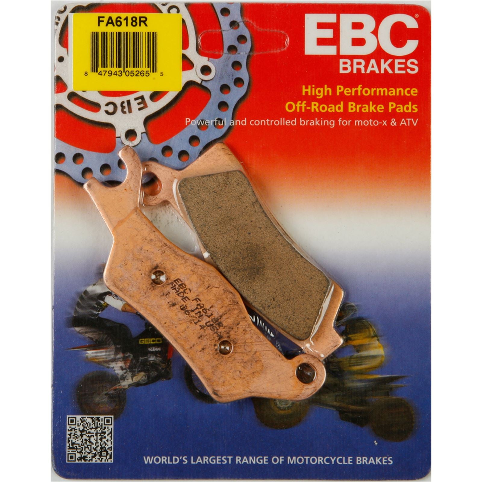 EBC Brakes Brake Pads FA618R_195998